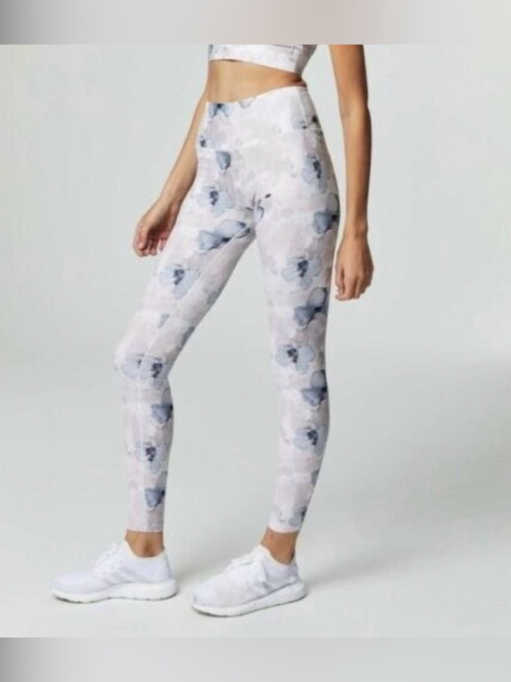 Varley Duncan Leggings with floral watercolor print